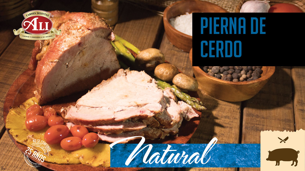 La Pierna de Cerdo es ideal para las cenas familiares como las de fin de año.